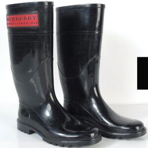 Authentic Burberry Rubber Boots Womens Size 39 - USA #9  Made in Italy